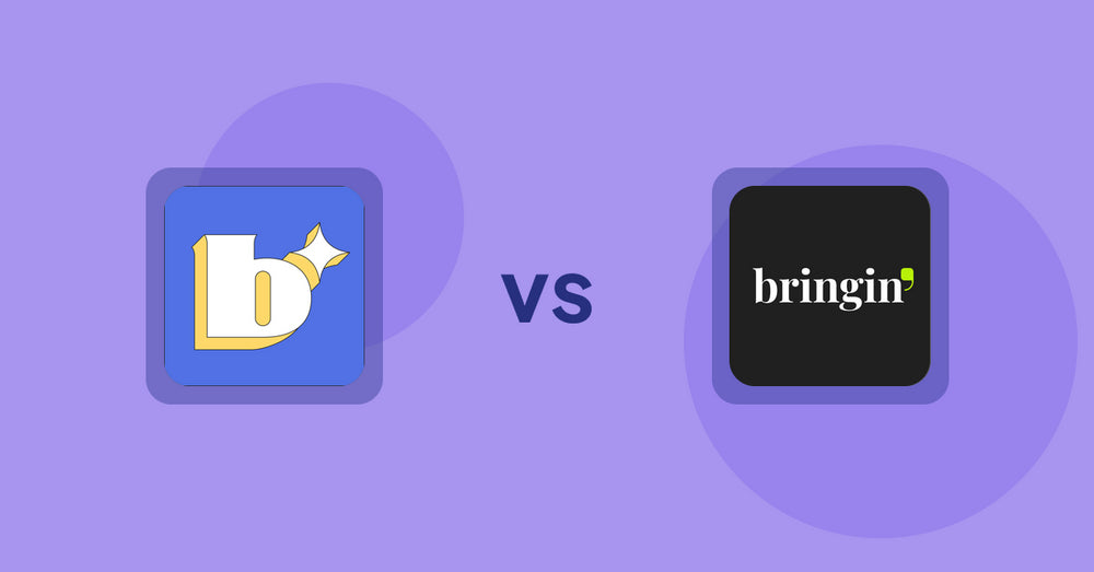 Shopify Product Display Apps: Because: CRO + Personalization vs Bringin