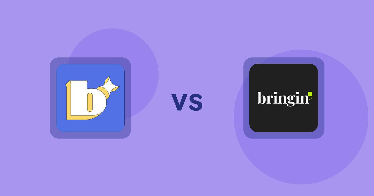 Shopify Product Display Apps: Because: CRO + Personalization vs Bringin
