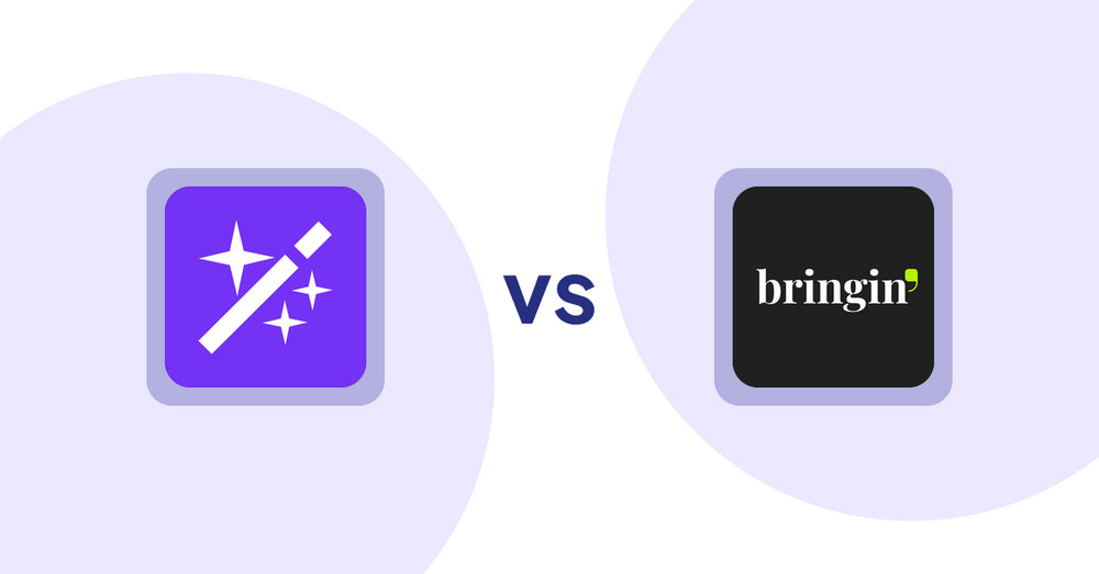 Shopify Product Display Apps: Magi ‑ AI Write Description vs Bringin