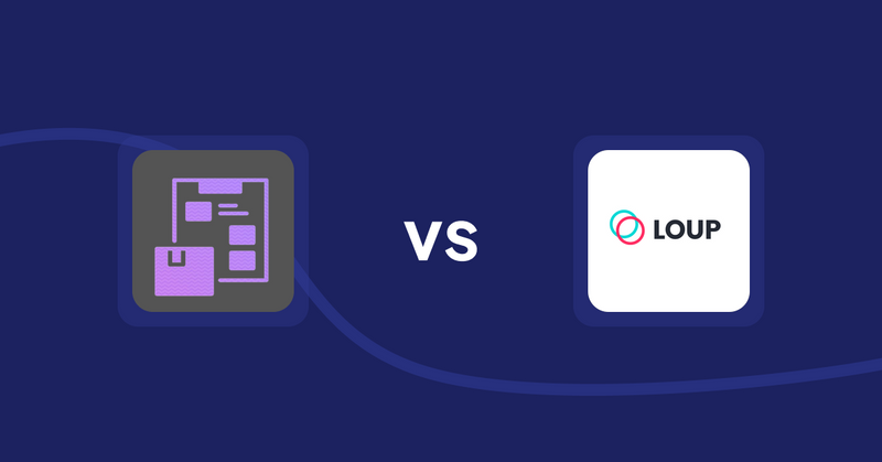 Shopify Product Display Apps: TezPDF: Product Catalogs vs Loup: Sell on Instagram
