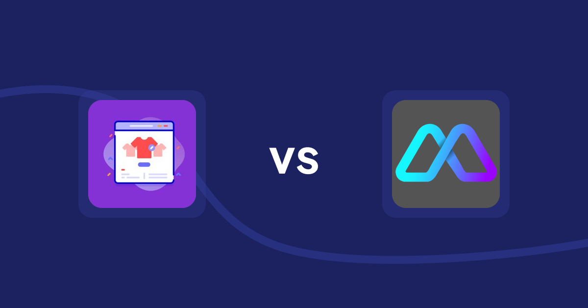 Shopify Product Display Apps: Variant Title Magic vs. Metadrob: Create Virtual Store