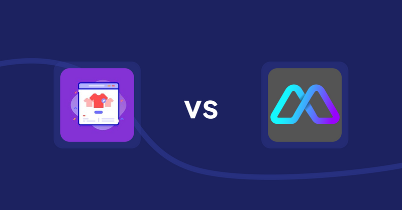 Shopify Product Display Apps: Variant Title Magic vs. Metadrob: Create Virtual Store
