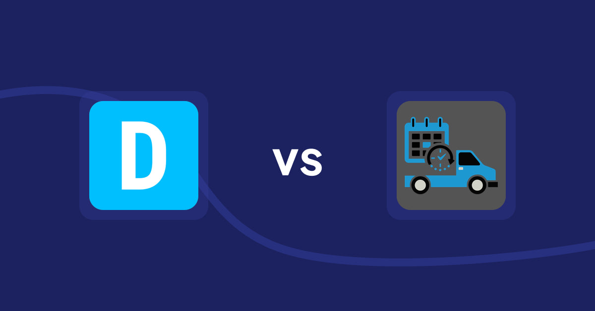 Shopify Product Display Apps: Dual Price Display by T2 vs. H3 Estimated Delivery