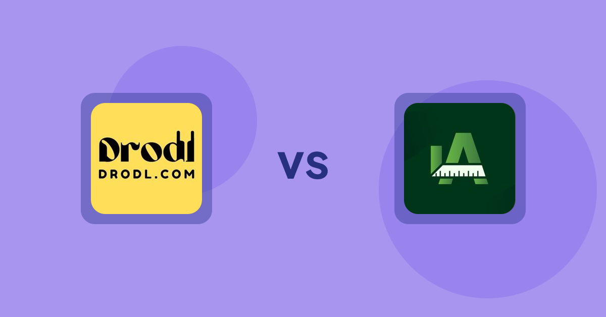 Shopify Product Display Apps: Drodl: Hide SoldOut Products vs Easy Size Chart by Akeans