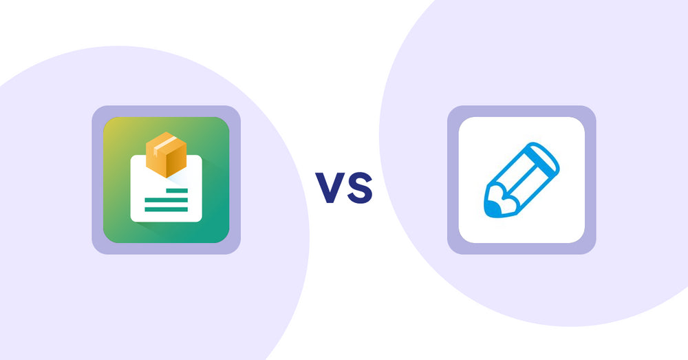 Shopify Product Display Apps: Product Descriptions by AMP vs Writer Sofia