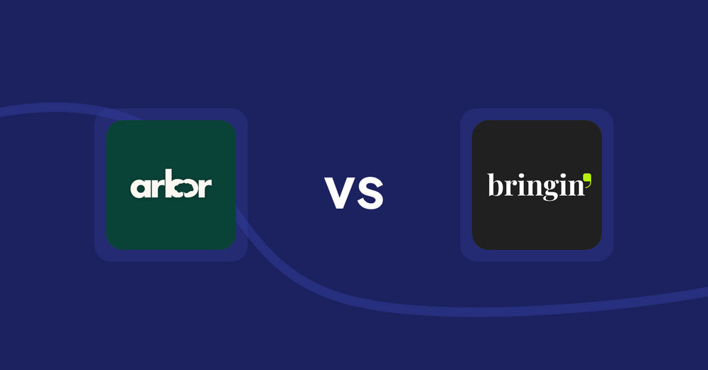 Shopify Product Display Apps: Arbor ― Carbon Transparency vs Bringin