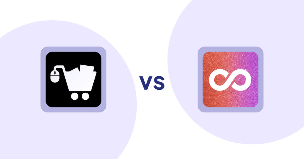 Shopify Product Display Apps: LM Add To Cart Sticky vs. Infinite Scroll Pro