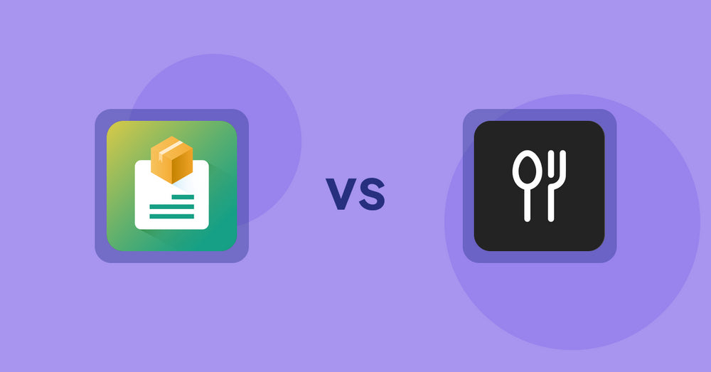 Shopify Product Display Apps: Product Descriptions by AMP vs ServeUp ‑ Restaurant Menu