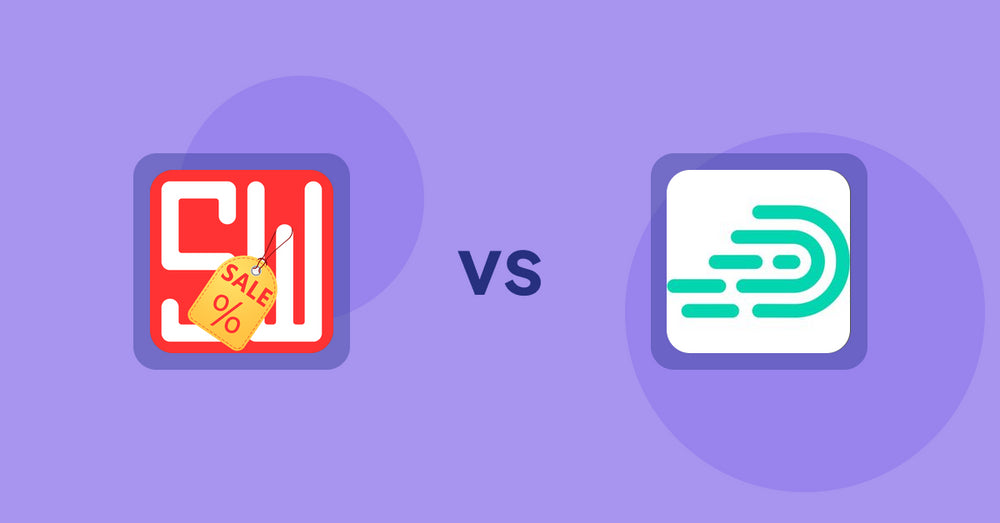 Shopify Product Display Apps: Super Watermarks ‑ Badges vs Describely: Bulk Descriptions