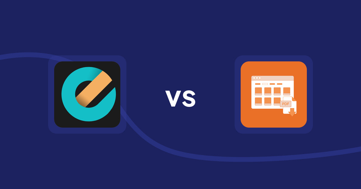 Shopify Product Display Apps: Price Calculator by Dimensions vs Meetanshi PDF Product Catalog