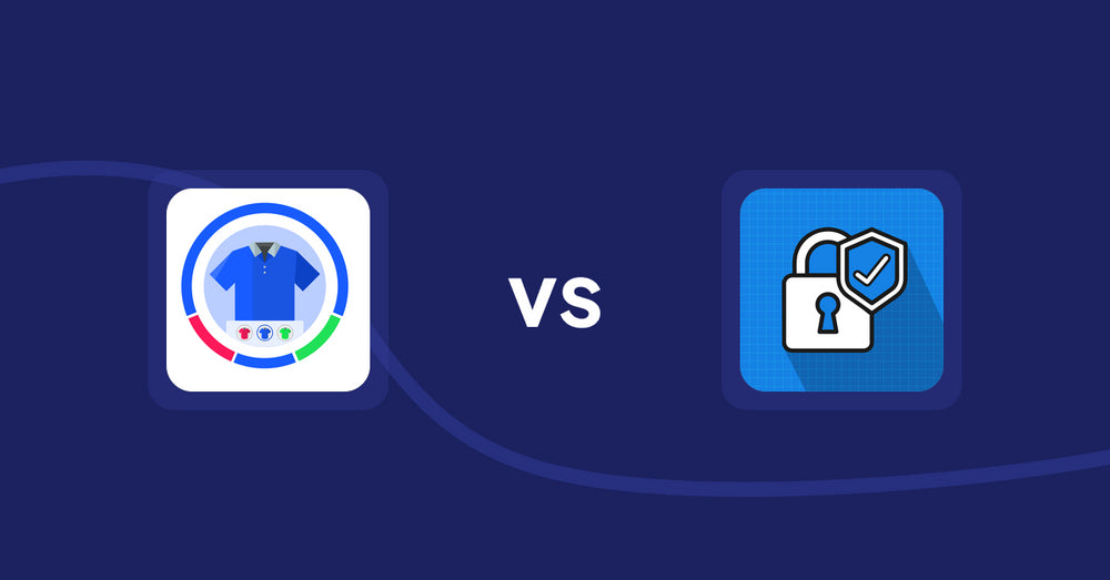 Shopify Product Display Apps: EVS ‑ Easy Variation Swatches vs B2B Essential Locks