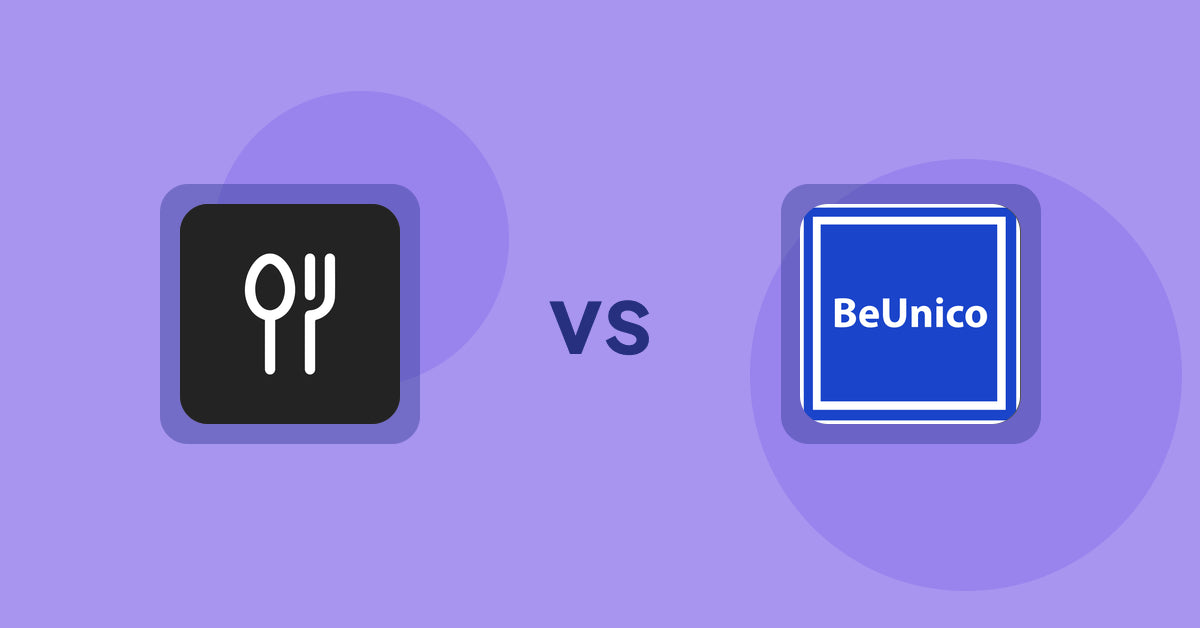 Shopify Product Display Apps: ServeUp ‑ Restaurant Menu vs BeUnico