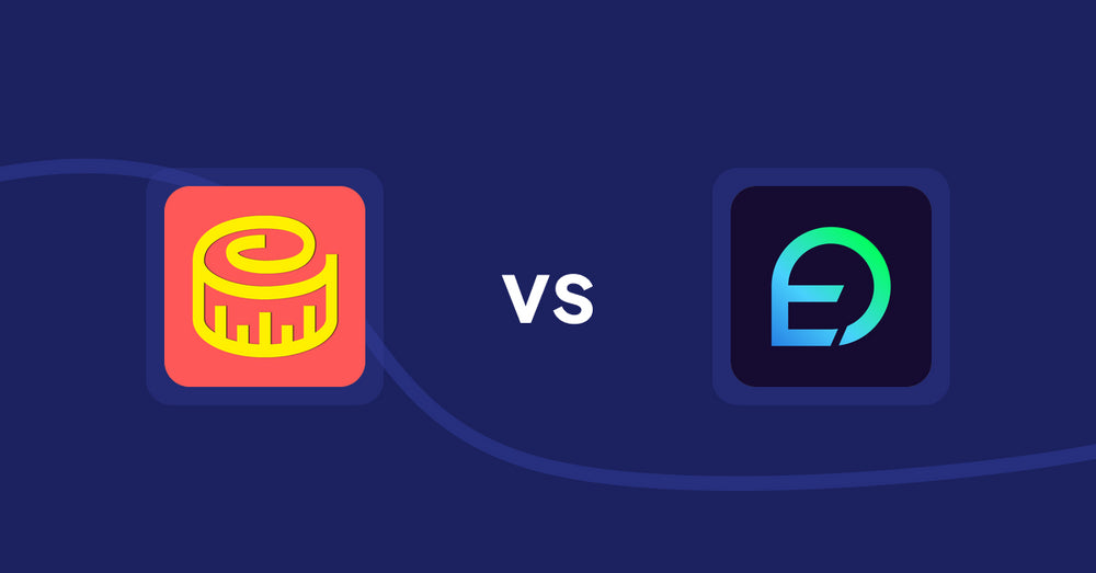 Shopify Product Display Apps: Snake Size Chart & Size Guide vs EasyDisplay: Product Showcase