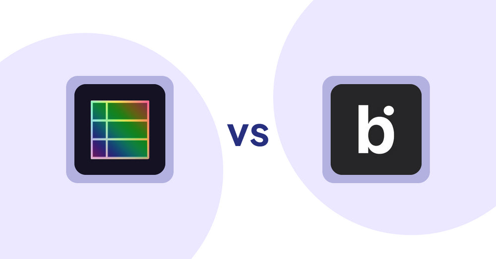 Shopify Product Display Apps: TableFlow Specification Table vs bitAI: Advance Sort Collection
