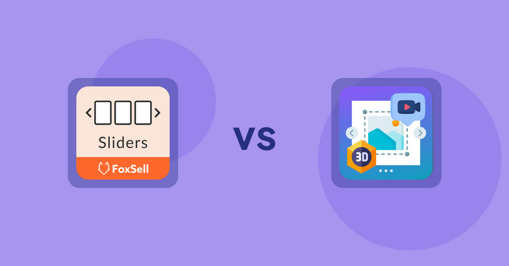 Shopify Product Display Apps: FoxSell Slider & Carousel vs ProductSlider Pro