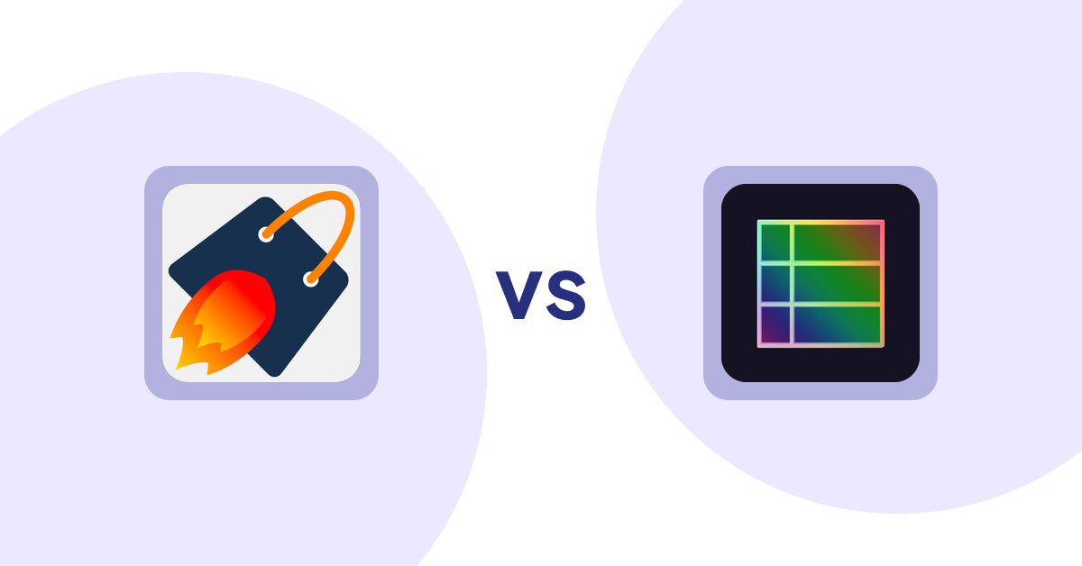 Shopify Product Display Apps: Cross Sell & Upsell Pro vs TableFlow Specification Table