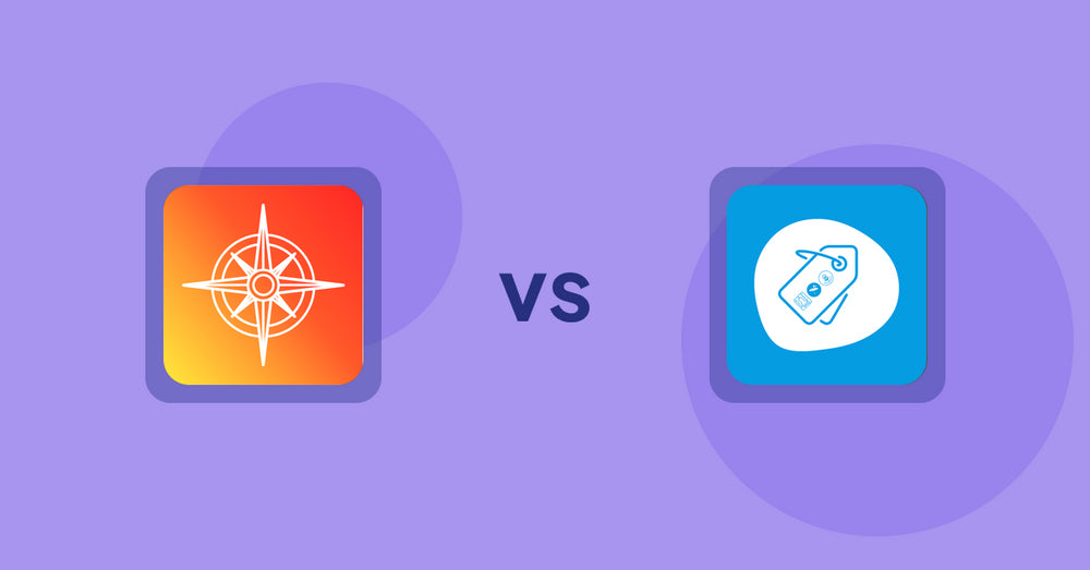 Shopify Product Display Apps: Compass Navigation vs Extendons Product Tag Images