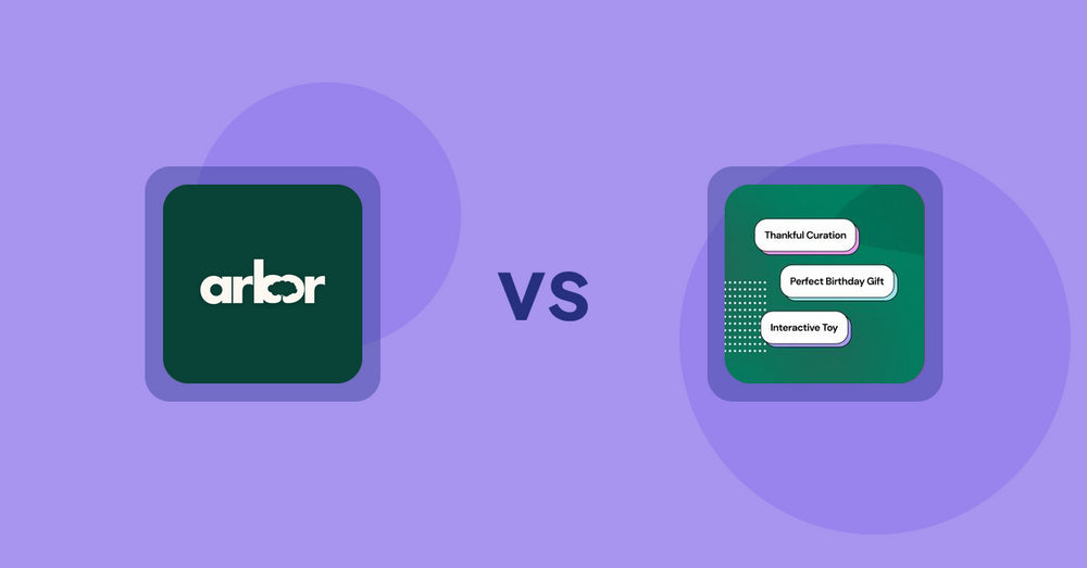 Shopify Product Display Apps: Arbor ― Carbon Transparency vs. FeatureFrame ‑ Pretty Product