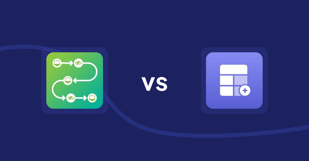 Shopify Product Display Apps: Unpublish Sold Outs CldmApps vs. Eazy Specification Tags Table