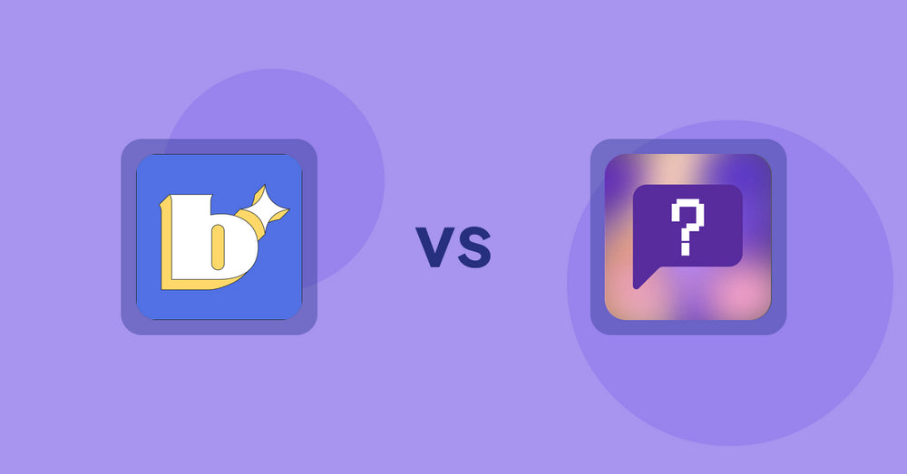Shopify Product Display Apps: Because: CRO + Personalization vs FAQbucket ‑ Help Center & FAQ