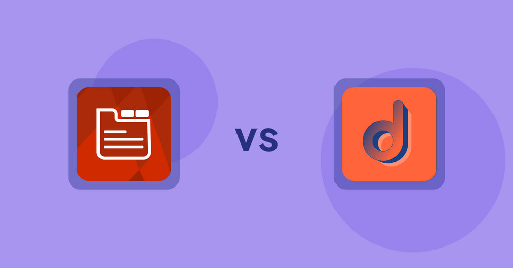 Shopify Product Display Apps: Tabs: SEO Product Tabs with AI vs. Social Shopper Pro ‑ Instagram