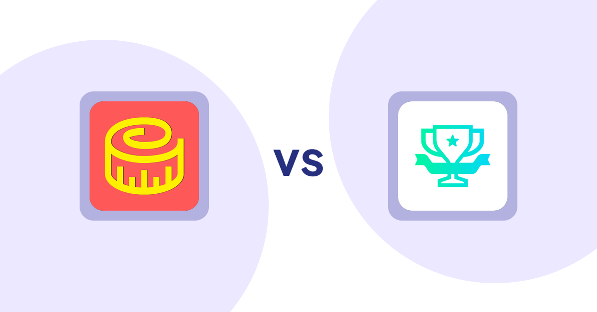 Shopify Product Display Apps: Snake Size Chart & Size Guide vs らくらくランキング表示アプリ｜リテリア Ranking