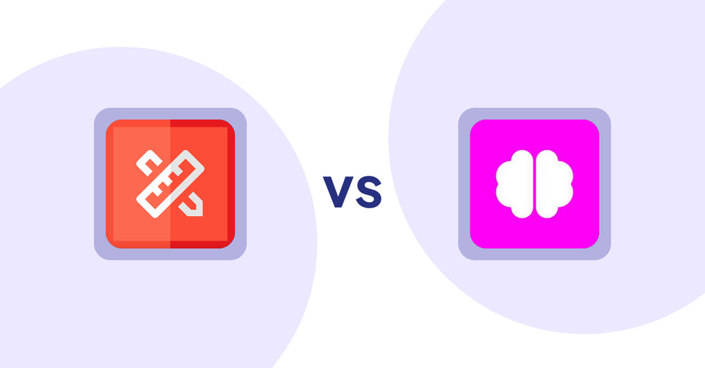 Shopify Product Display Apps: RT: Size Chart, Size Guide vs Brainy: AI SEO & Content Boost