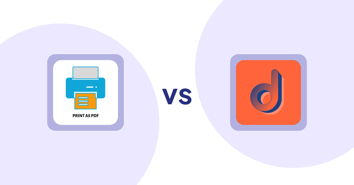 Shopify Product Display Apps: LitPDP – Print as PDF vs Social Shopper Pro – Instagram