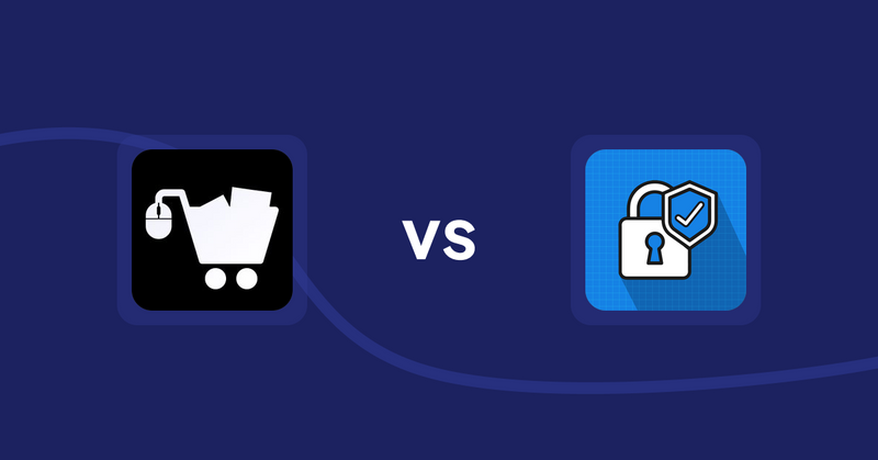 Shopify Product Display Apps: LM Add To Cart Sticky vs B2B Essential Locks