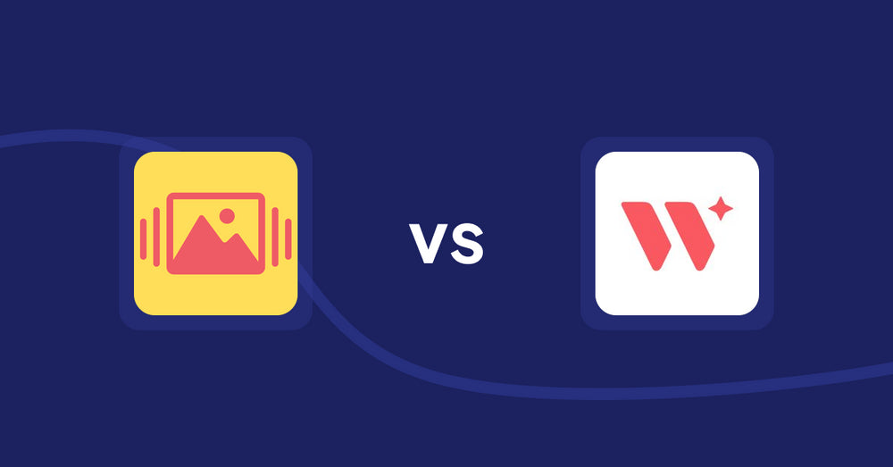 Shopify Product Display Apps: Slidy Testimonial Carousel vs. Wizart Visualizer