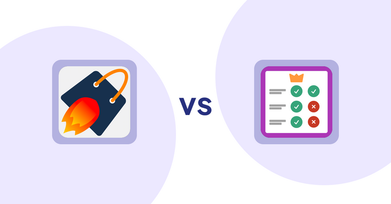 Shopify Product Display Apps: Cross Sell & Upsell Pro vs Pretty Comparison Tables