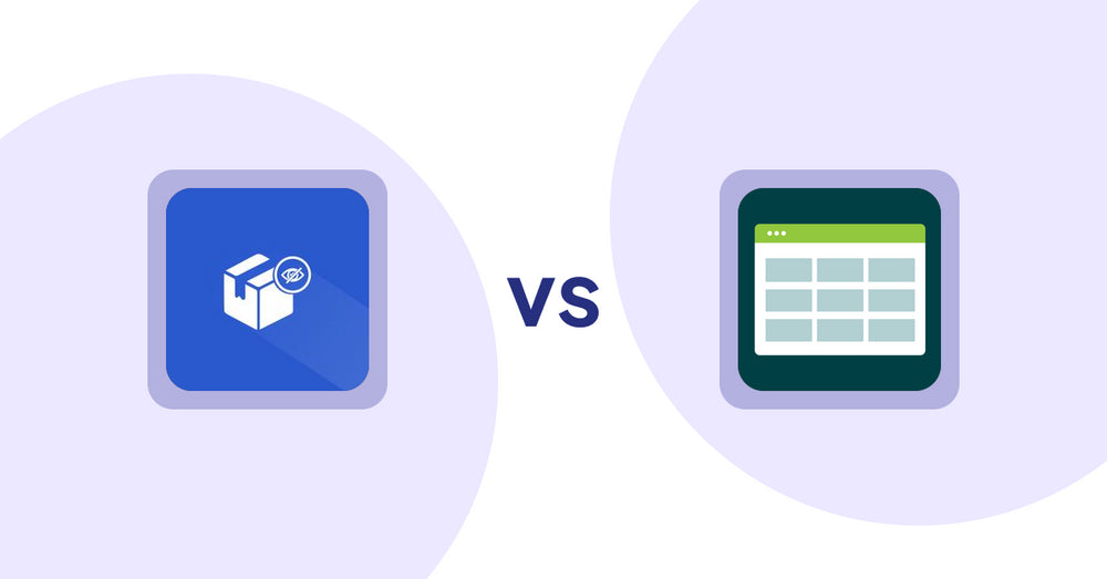 Shopify Product Display Apps: Addify ‑ Hide Products vs Product Table