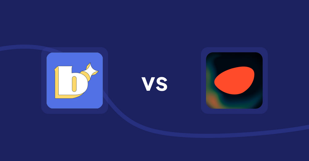 Shopify Product Display Apps: Because: CRO + Personalization vs Pietra: AI Product Designer