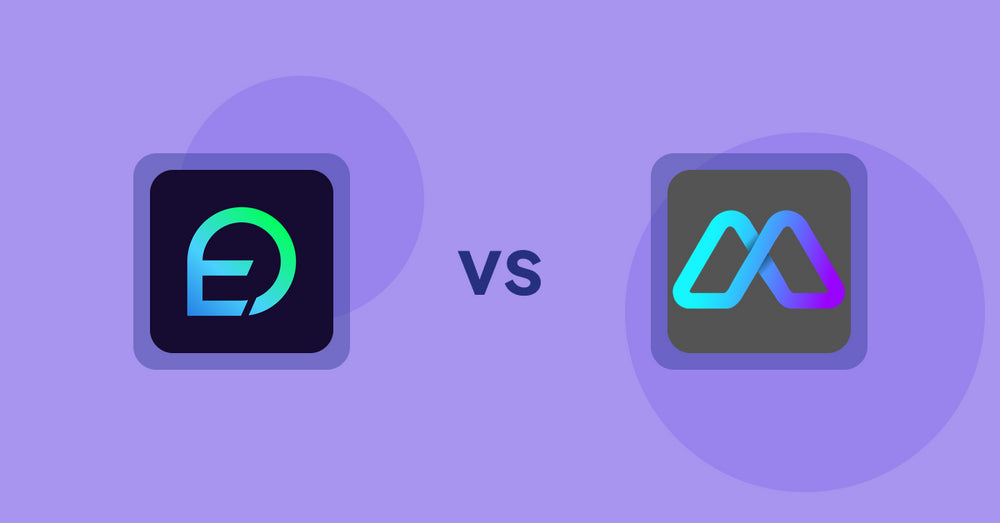 Shopify Product Display Apps: EasyDisplay: Product Showcase vs Metadrob: Create Virtual Store