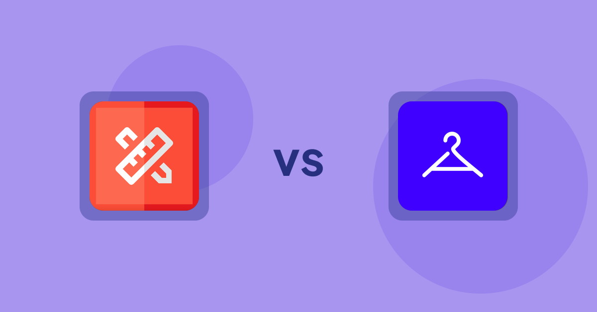Shopify Product Display Apps: RT: Size Chart, Size Guide vs Aiuta