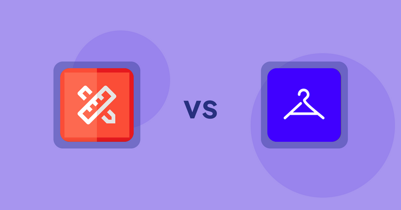 Shopify Product Display Apps: RT: Size Chart, Size Guide vs Aiuta