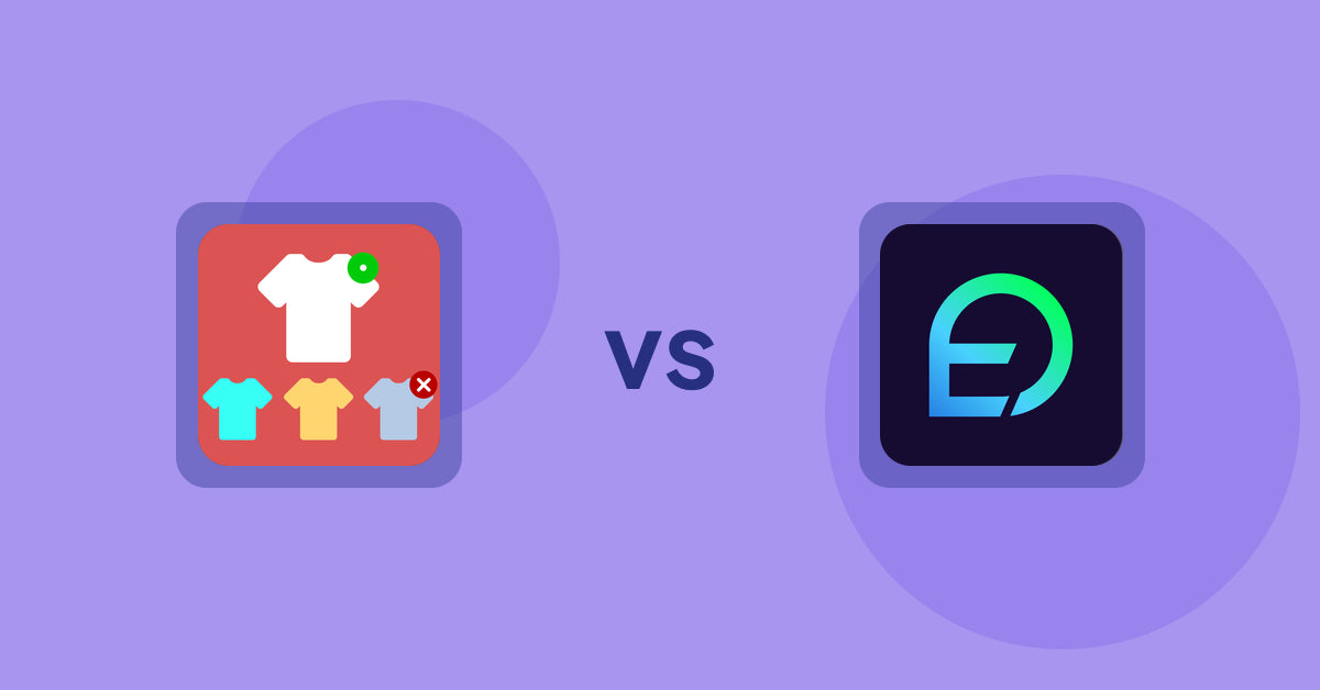 Shopify Product Display Apps: ST: Product & Collection Sort vs EasyDisplay: Product Showcase