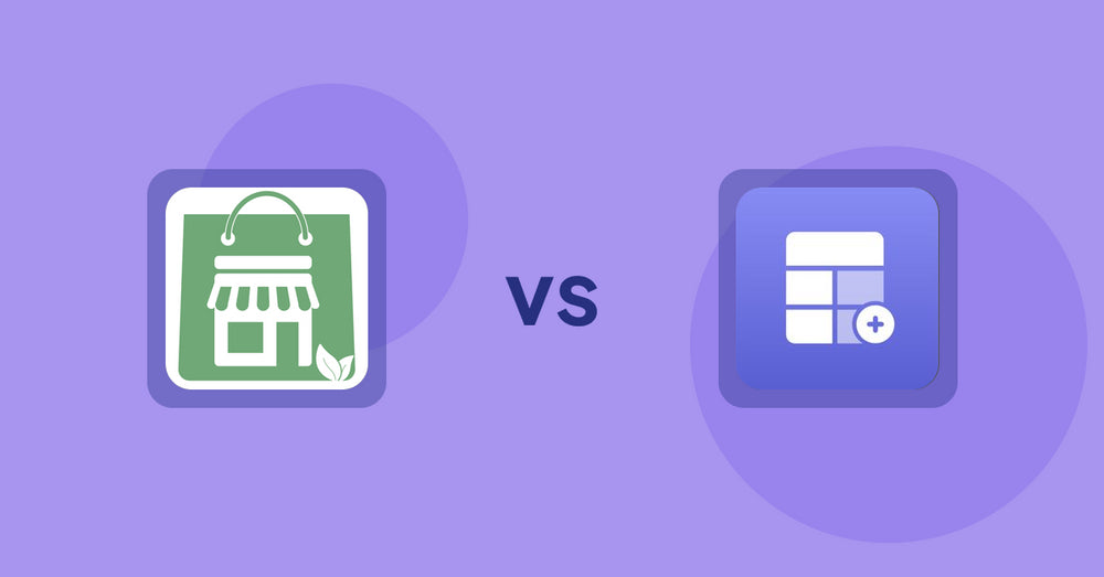 Shopify Product Display Apps: Greeniemart vs Eazy Specification Tags Table