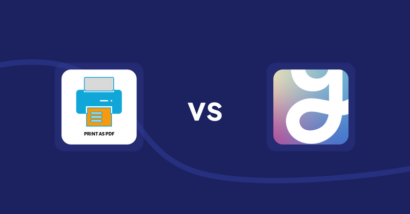 Shopify Product Display Apps: LitPDP ‑ Print as PDF vs Visual Merchandiser