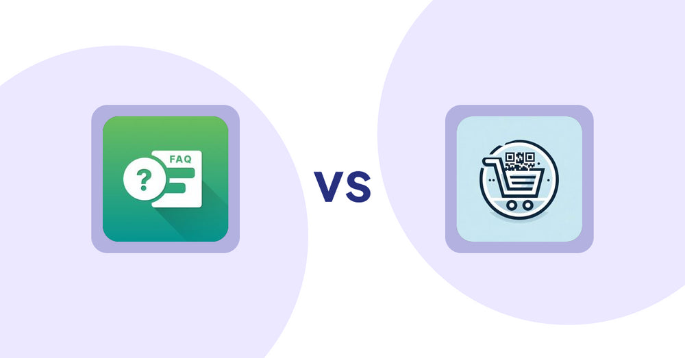 Shopify Product Display Apps: FAQ Expert: Product FAQ vs QR Cartify