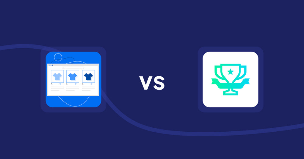 Shopify Product Display Apps: Hura Product Showcase Builder vs らくらくランキング表示アプリ｜リテリア Ranking