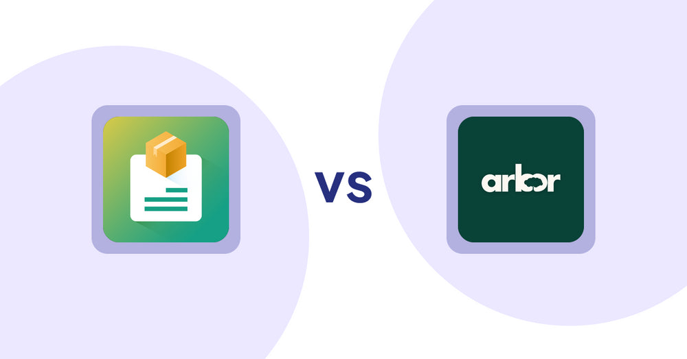 Shopify Product Display Apps: Product Descriptions by AMP vs Arbor ― Carbon Transparency