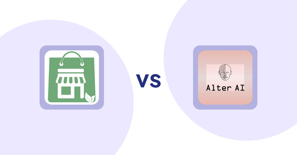 Shopify Product Display Apps: Greeniemart vs Alter AI Virtual Try-On