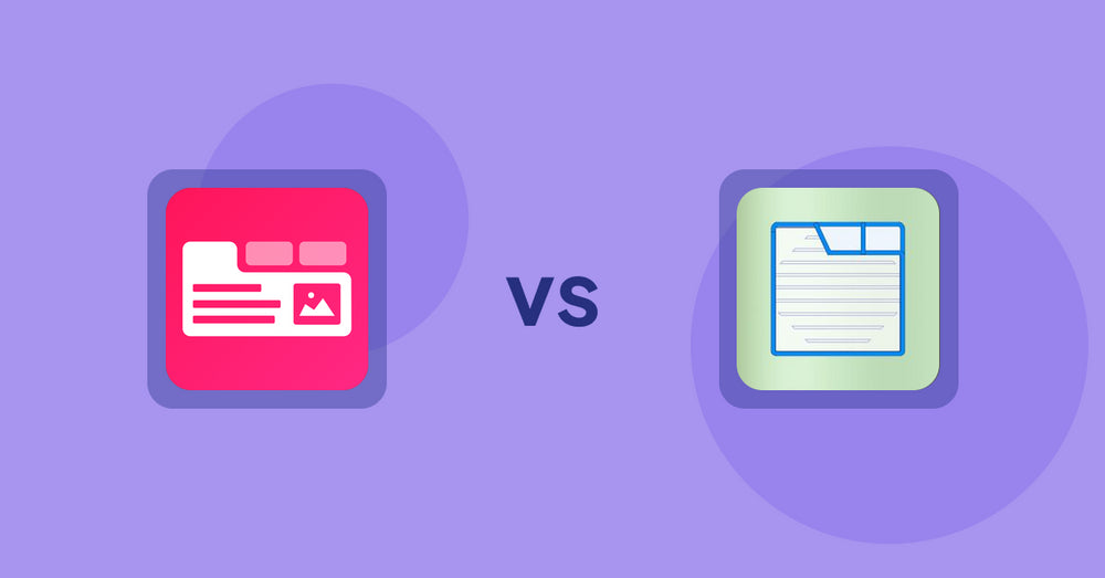 Shopify Product Display Apps: Tabs+ Product Descriptions vs. Ecom Product Descriptions