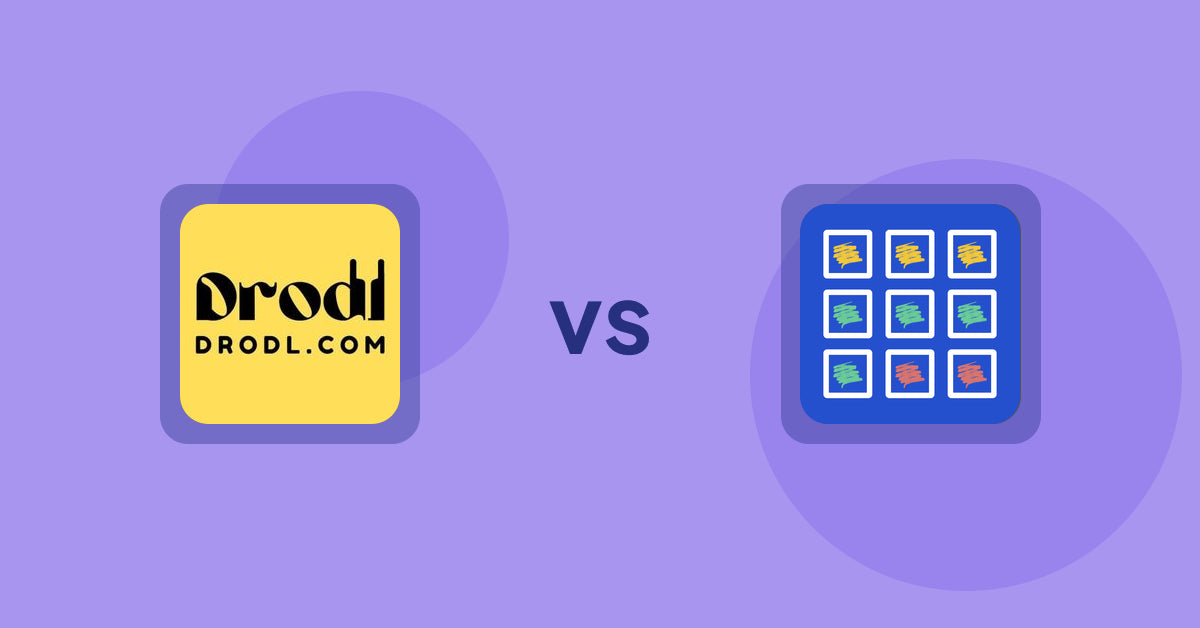 Shopify Product Display Apps: Drodl: Hide SoldOut Products vs Pixc: Visual Merchandising