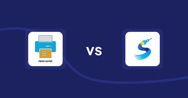 Shopify Product Display Apps: LitPDP ‑ Print as PDF vs Sortimize Collection Sort