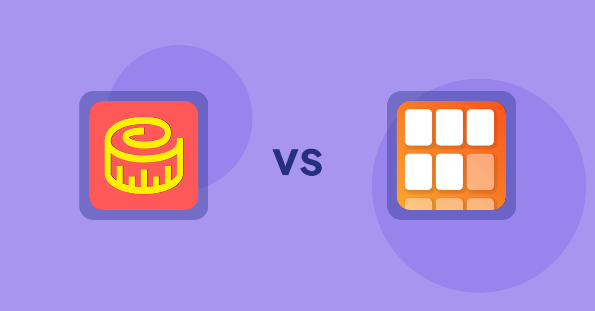 Shopify Product Display Apps: Snake Size Chart & Size Guide vs Scroll Bee ‑ Infinite Scroll