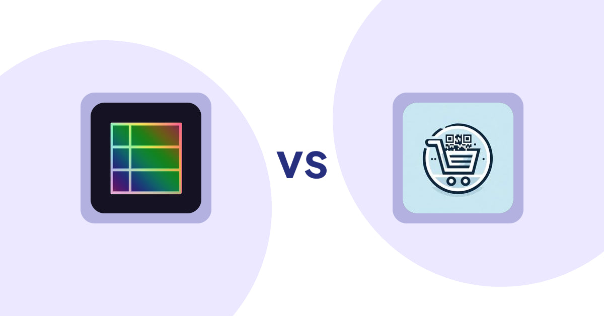 Shopify Product Display Apps: TableFlow Specification Table vs QR Cartify