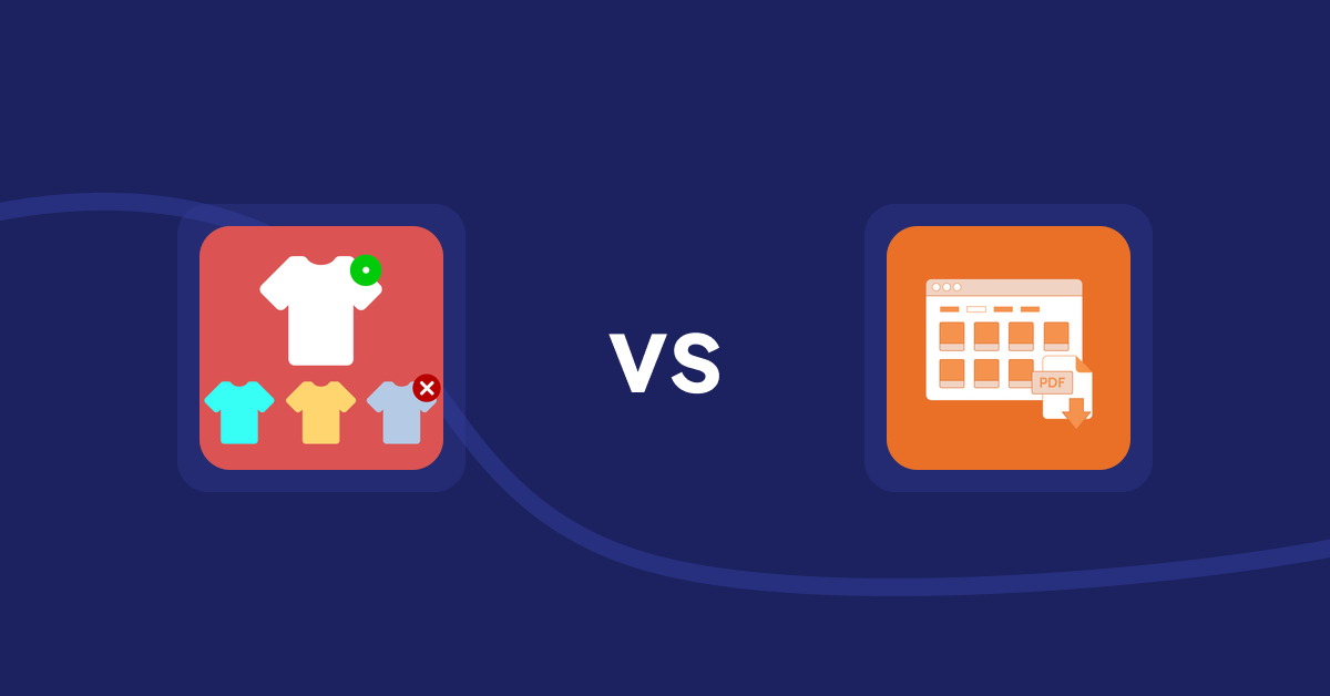 Shopify Product Display Apps: ST: Product & Collection Sort vs Meetanshi PDF Product Catalog