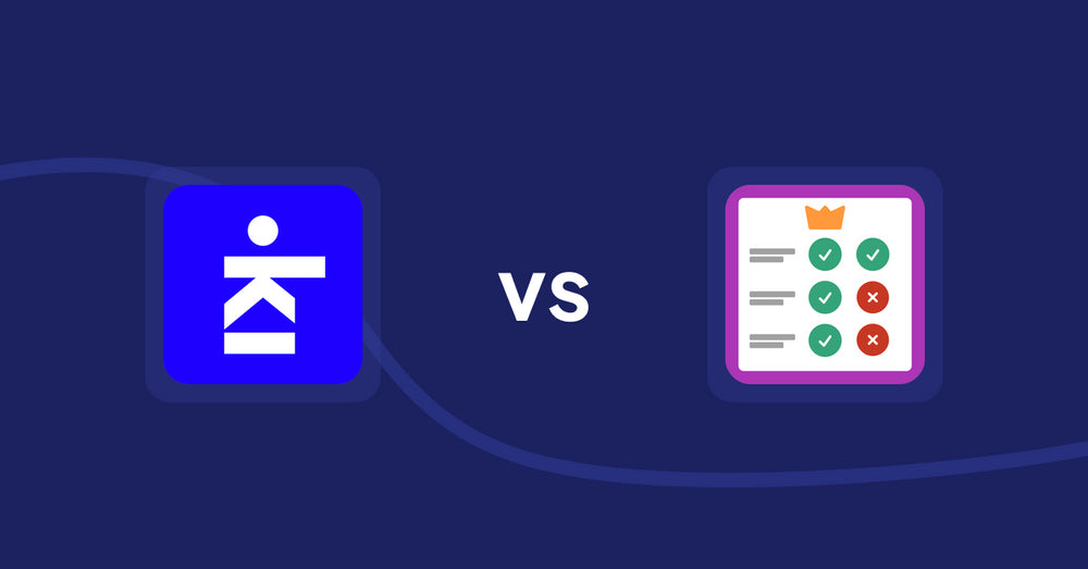 Shopify Product Display Apps: Kickflip ‑ Customize Products vs Pretty Comparison Tables